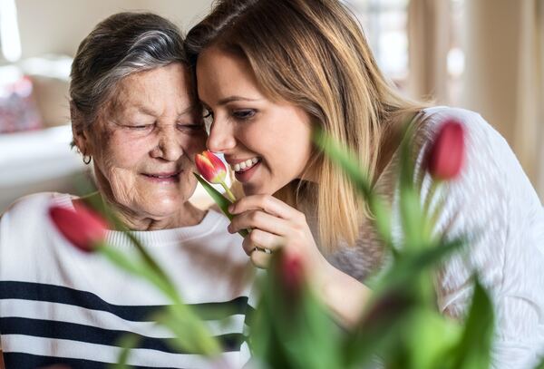 Mom and daughter together